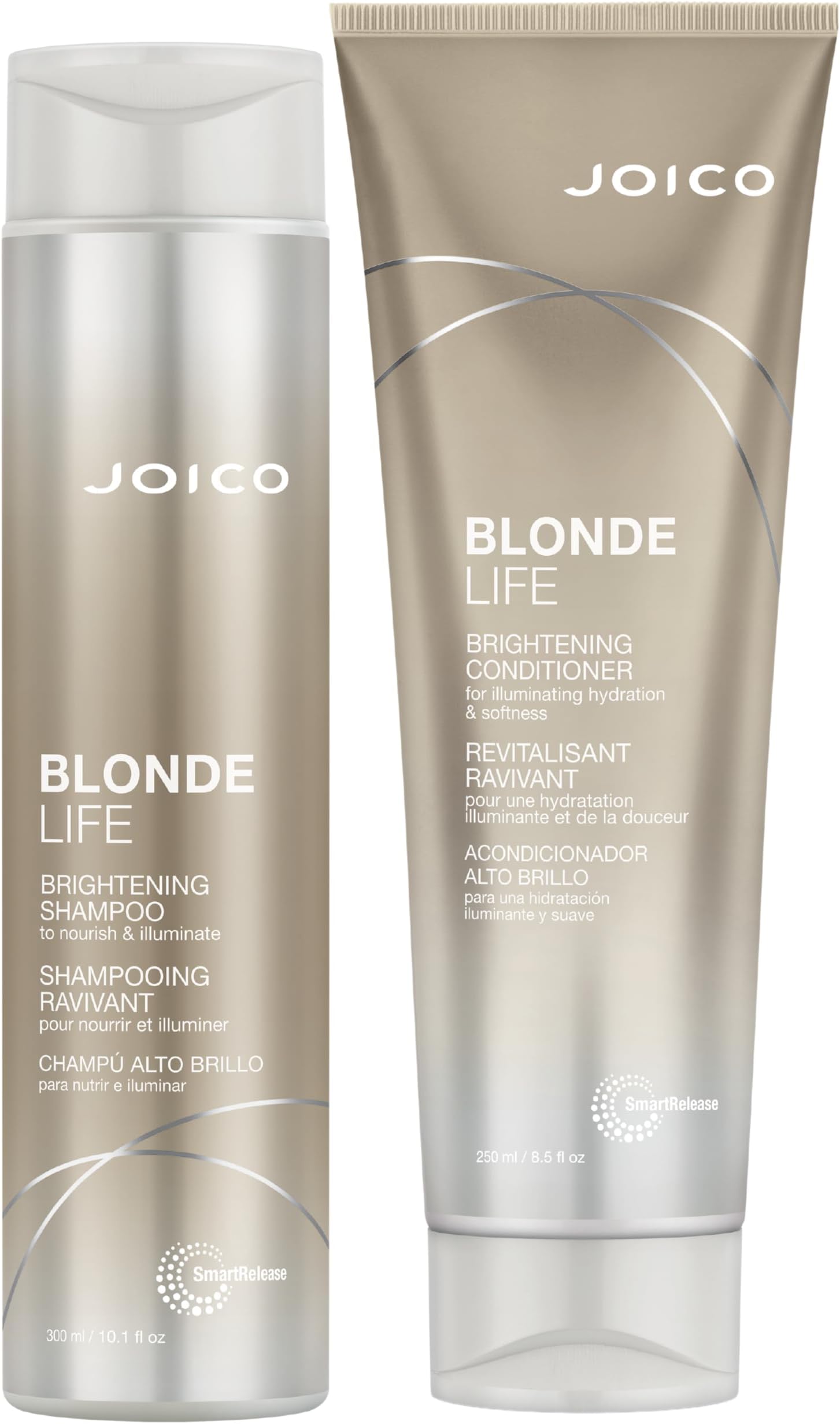 Blonde Life Brightening Shampo & Conditioner | For Blonde Hair | Add Softness & Smoothness | Sulfate Free | Fortified With Monoi & Tamanu Oil