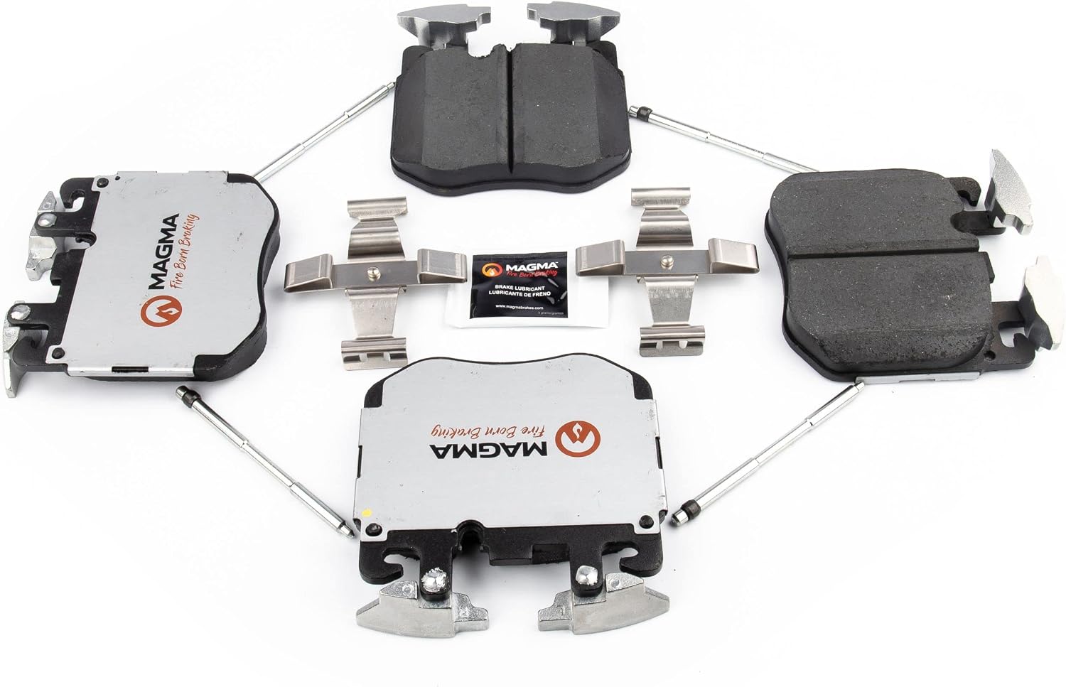 MAGMA Pro-Series PSD1868C Ceramic Brake Pads, Front
