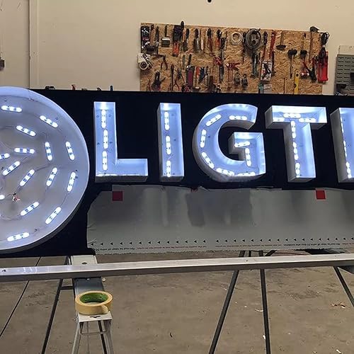 Miniatura 5 de Módulo LED, 200 unidades, 100 pies, 3 luces LED para escaparate, color rojo, superbrillante, 2835 SMD IP65, impermeable, para carteles publicitarios