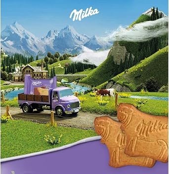 Milka Choco Moo Biscuit Chocolate Biscuit 33.8 oz 960 g 1.4 oz 40 g x 24 pcs Popular, Snacks, Cookies, Crisp