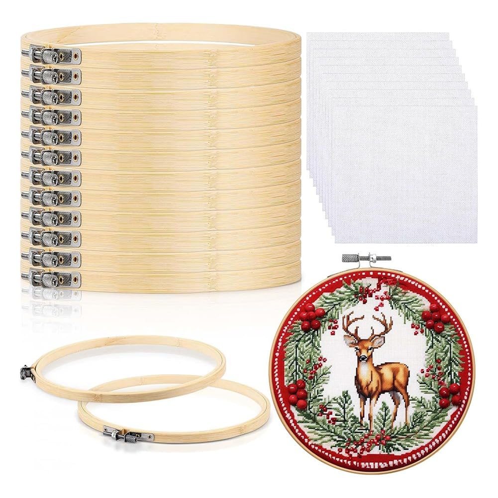 Kit de broderie avec cadre pour réussir vos ouvrages de couture sans défauts