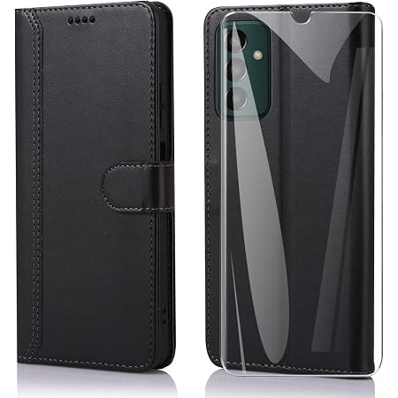 Custodia Flip Per Xiaomi Redmi Note 12 4G - Cover Portafoglio Magnetica Con Vetro Temperato