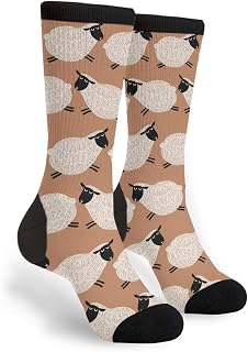 YISHOW Fun Monsters Unisex Novelty Socks, Funny Funky Crazy Cool Crew Dress Socks