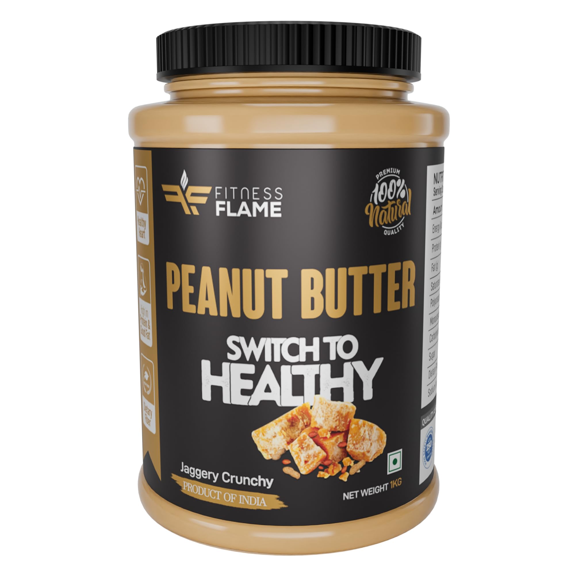 See full amazon price history chart for FITNESS FLAME Crunchy Peanut Butter with Organic Jaggery | 28g Protein | Contains Good Fat | 1KG | Aflatoxin Free | Gluten Free | Premium Grade Roasted Peanuts FITNESS FLAME Crunchy Peanut Butter with Organic Jaggery | 28g Protein | Contains Good Fat | 1KG | Aflatoxin Free | Gluten Free | Premium Grade Roasted Peanuts (B09SGBMFTY) Amazon Price History, Amazon Price Tracker