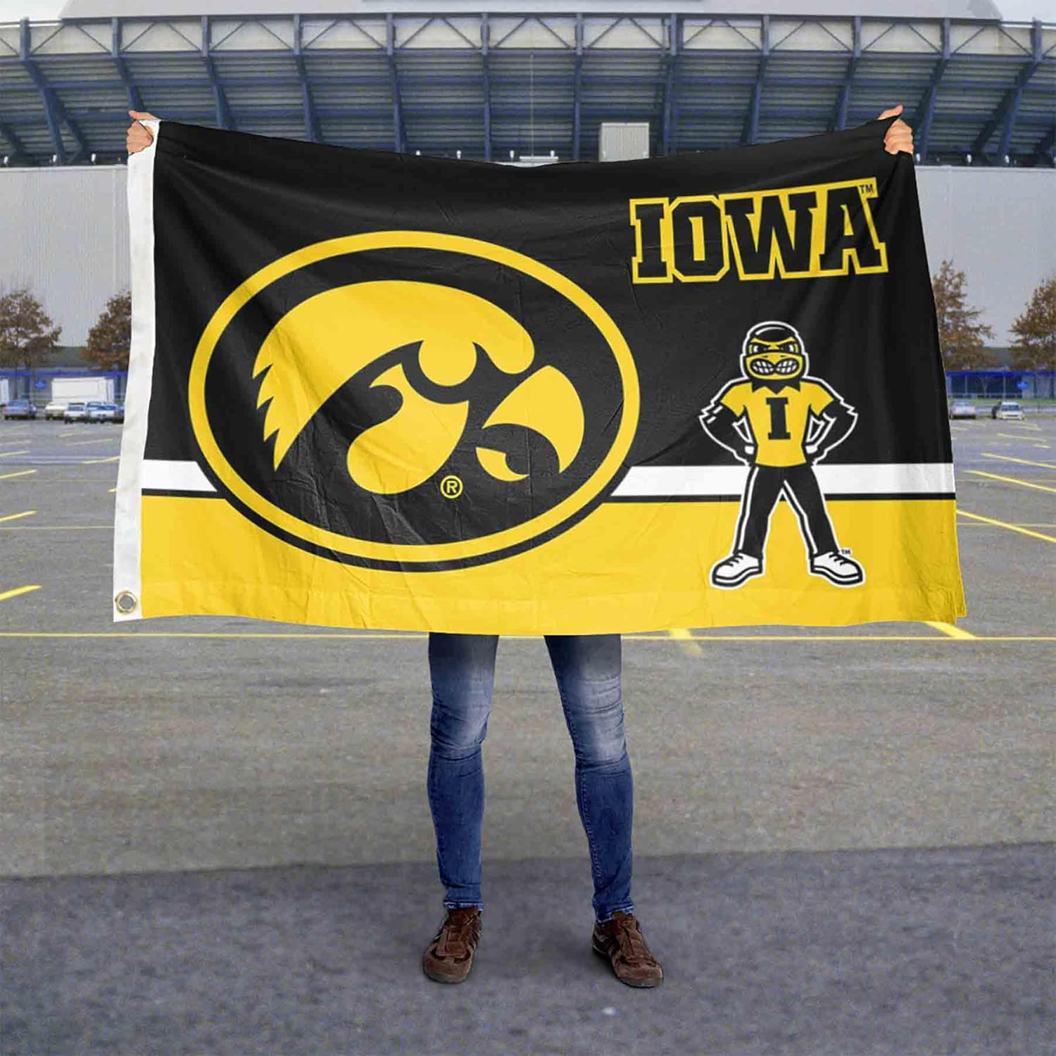 Hawkeyes 3x5 Banner Flag - Image 5