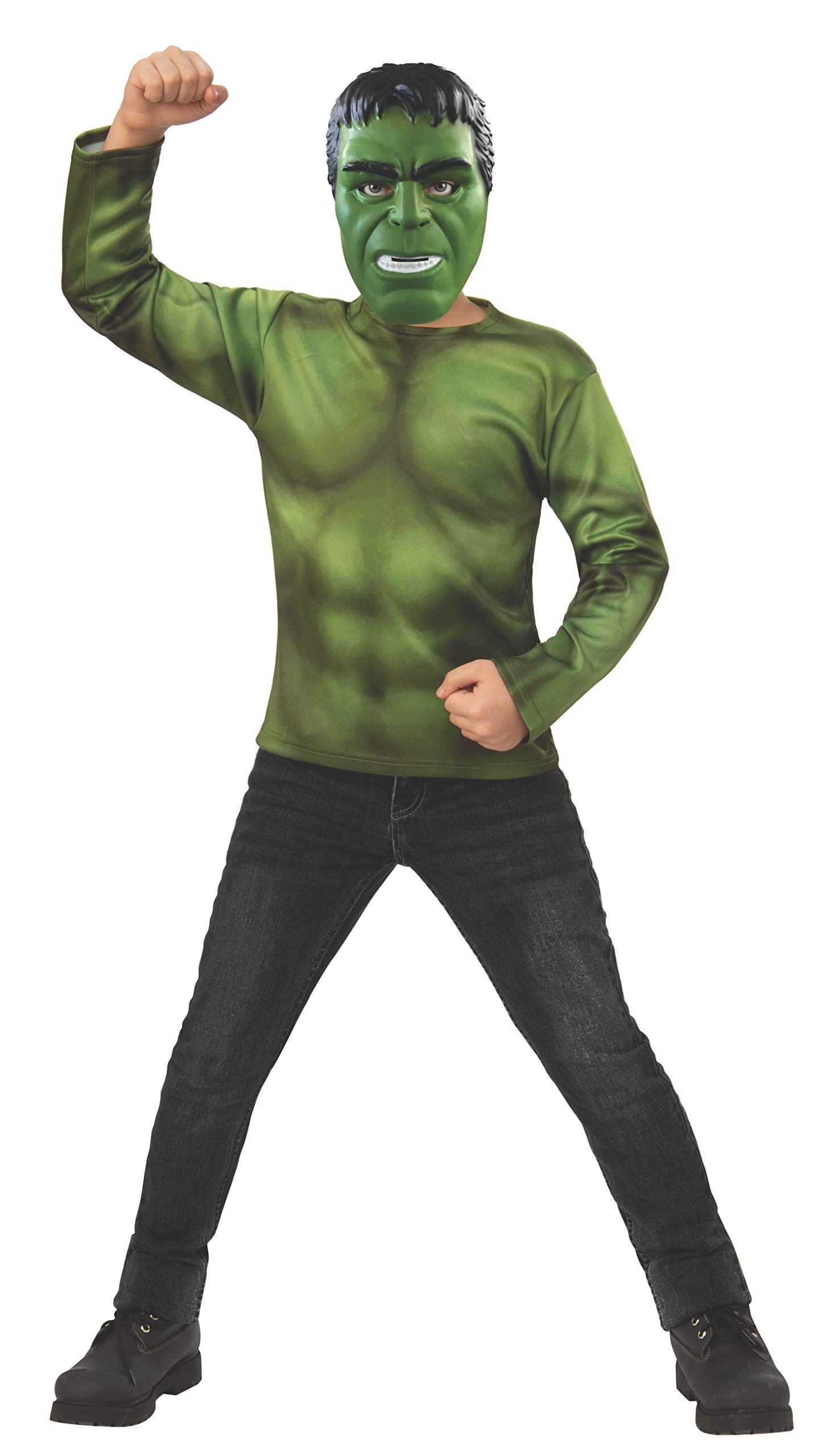 Rubies Marvel: Avengers Endgame Child's Hulk Costume Top & Mask, Medium