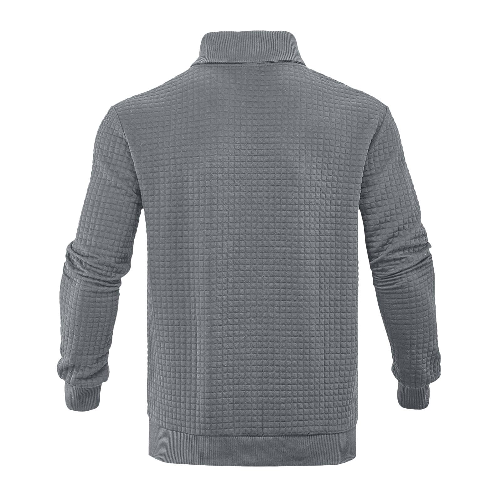 Chaquetones Hombre Invierno Sudadera Acolchada De Un Hombre, Suéter Informal Punto Manga Larga con Cuello Alto Y Alto. Mallas Futbol Ropa Deportiva Camisas Sin Mangas Muscle Fit Caza