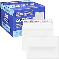 Vista 25 de 120 sobres de invitación A9 5.75x8.75, sobres autoadhesivos de papel kraft marrón de 120GSM para invitaciones, papeles, fotos, documentos, bodas