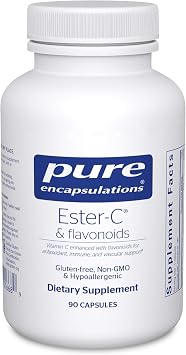 Pure Encapsulations Ester-C & Flavonoids, 90 Capsules