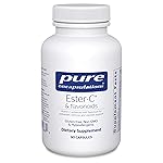 Pure Encapsulations Ester-C & Flavonoids - Vitamin C Supplement for Antioxidants - Immune & Vascular Support* with Calcium & Rutin - Gentle on Digestion - Vegan & Non-GMO - 90 Capsules