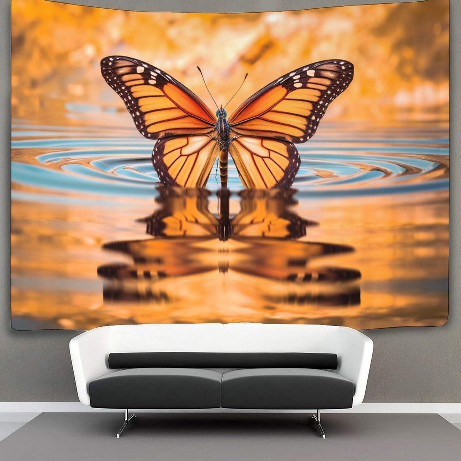 kaiyun 150cmx200cm Tapestry Butterfly Tapestries 3D Printing Wall Hanging Home Decorations