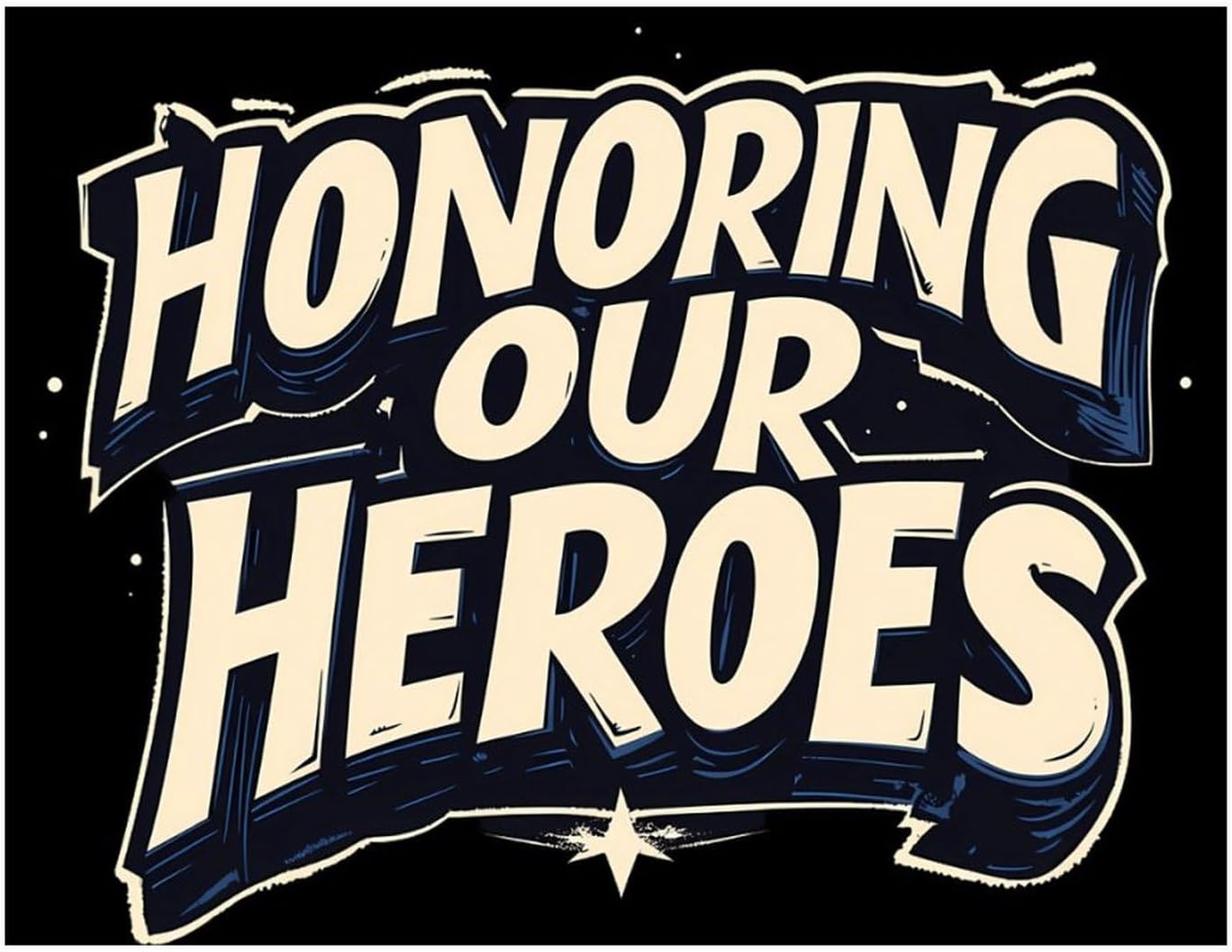 Honoring Our Heroes Printed Diamond 5D Painting Kit 16x20in DIY Full Drill Craft with Tools for Home Wall Decor Gift Blackwood 50 * 40cm