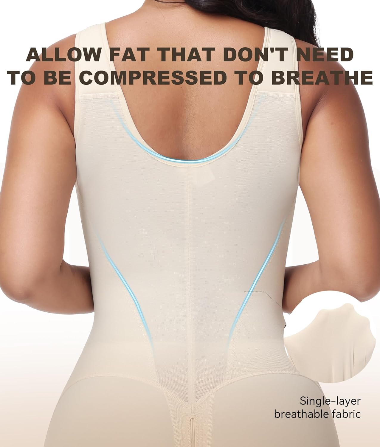 M MYODRESS Fajas Moldeadoras Body Shaper Tummy Tuck Control Shapewear Post Surgery Compression Garment Shaping with Zipper - Image 4