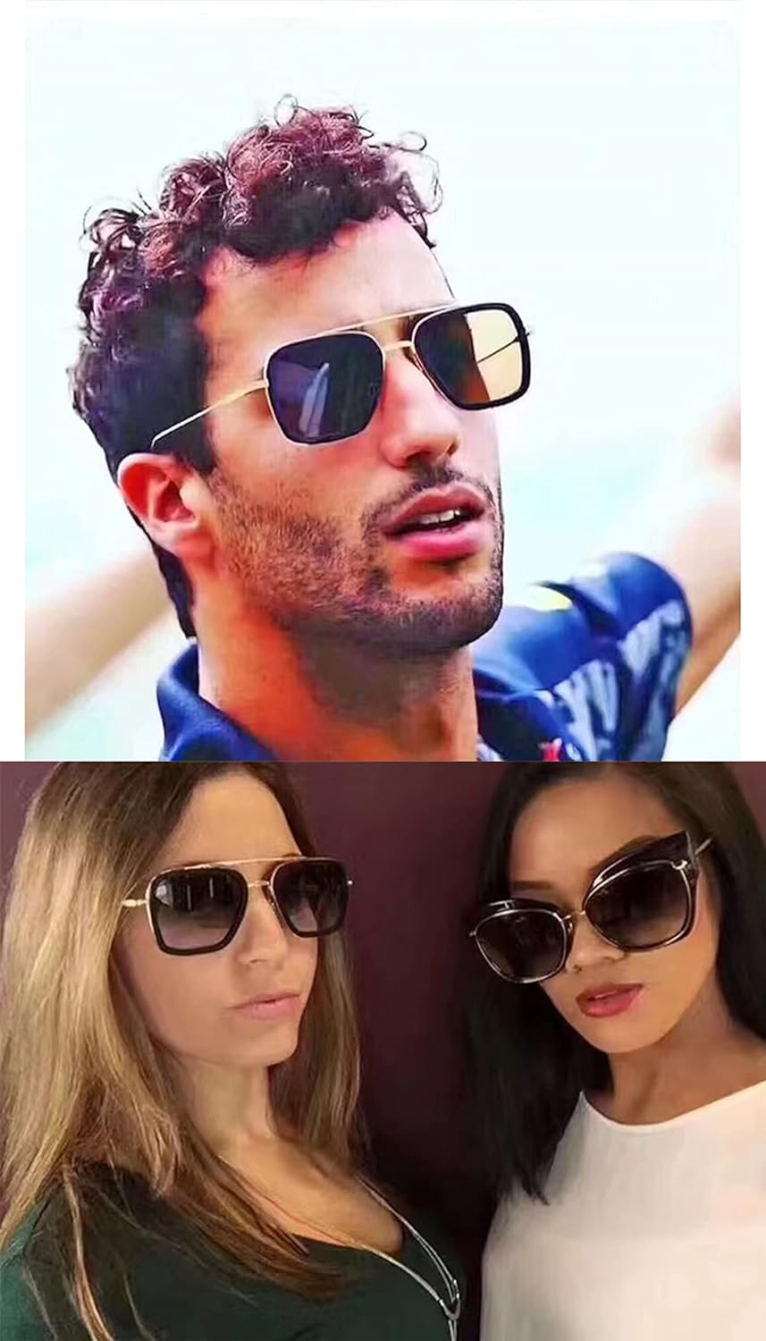 Occhiali Da Sole Pilota Rotondi Vintage Anni '70 Oversize Retr&ograve;