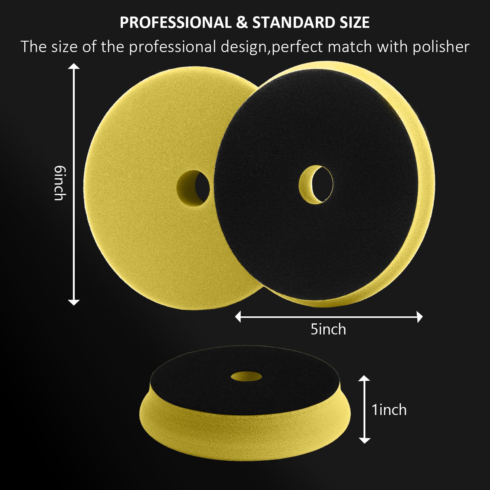 Snapklik.com : Heavy Cut Polishing Pad, Compound Buffing Pad For Car ...