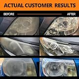 CERAKOTE® Ceramic Headlight Restoration Kit – Guaranteed To Last As Long As You Own Your Vehicle – Brings Headlights back to Like New Condition - 3 Easy Steps - No Power Tools Required - 6
