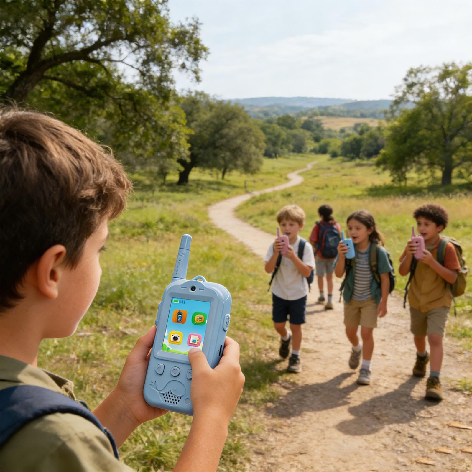 Walkie Talkies para Niños Herramienta De Monitoreo Remoto En Tiempo Real