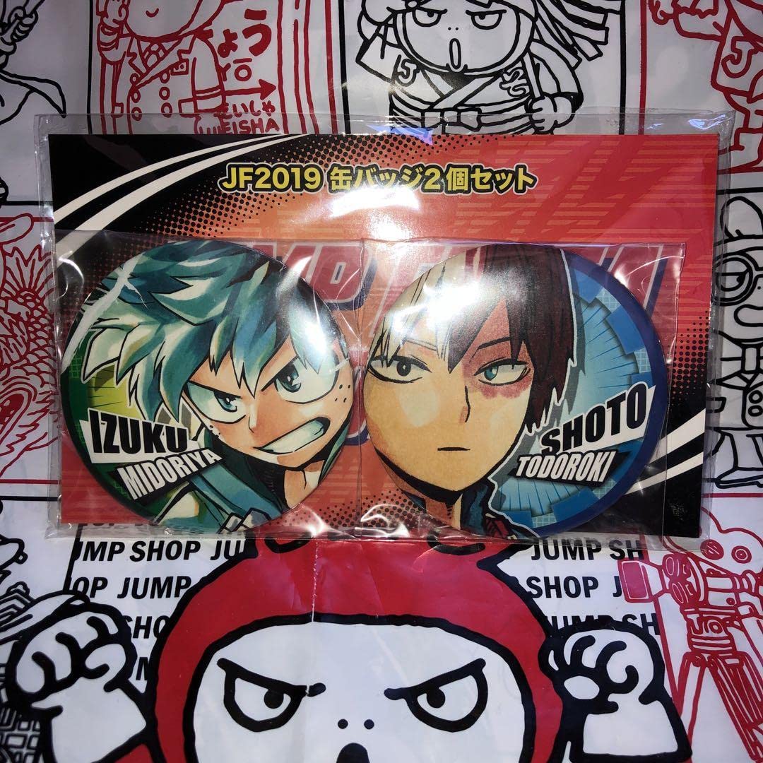 轟焦凍 JF2019 コレクション缶バッジ セット　ヒロアカ ジャンプフェスタ 轟焦凍 JF2019 コレクション缶バッジ セット ヒロアカ ジャンプ