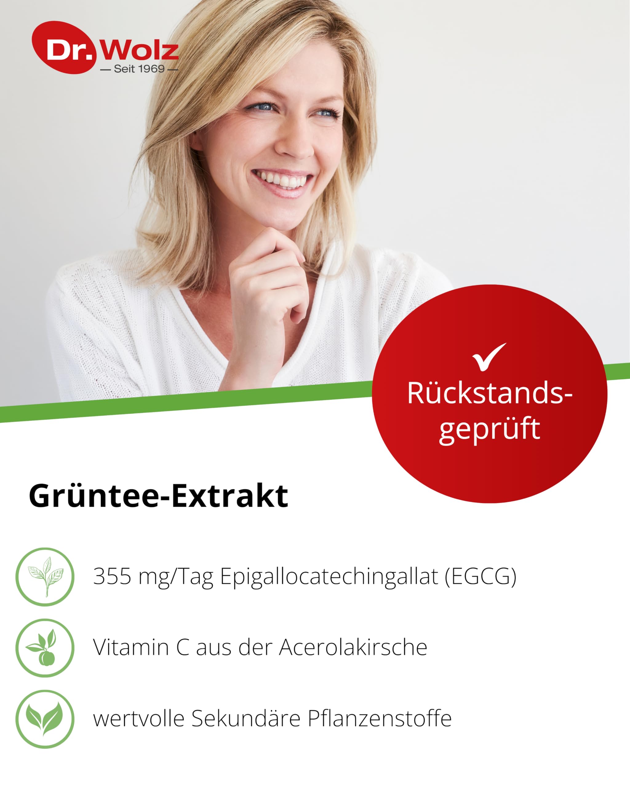 Dr. Wolz Grüntee-Extrakt, 120 St. Kapseln
