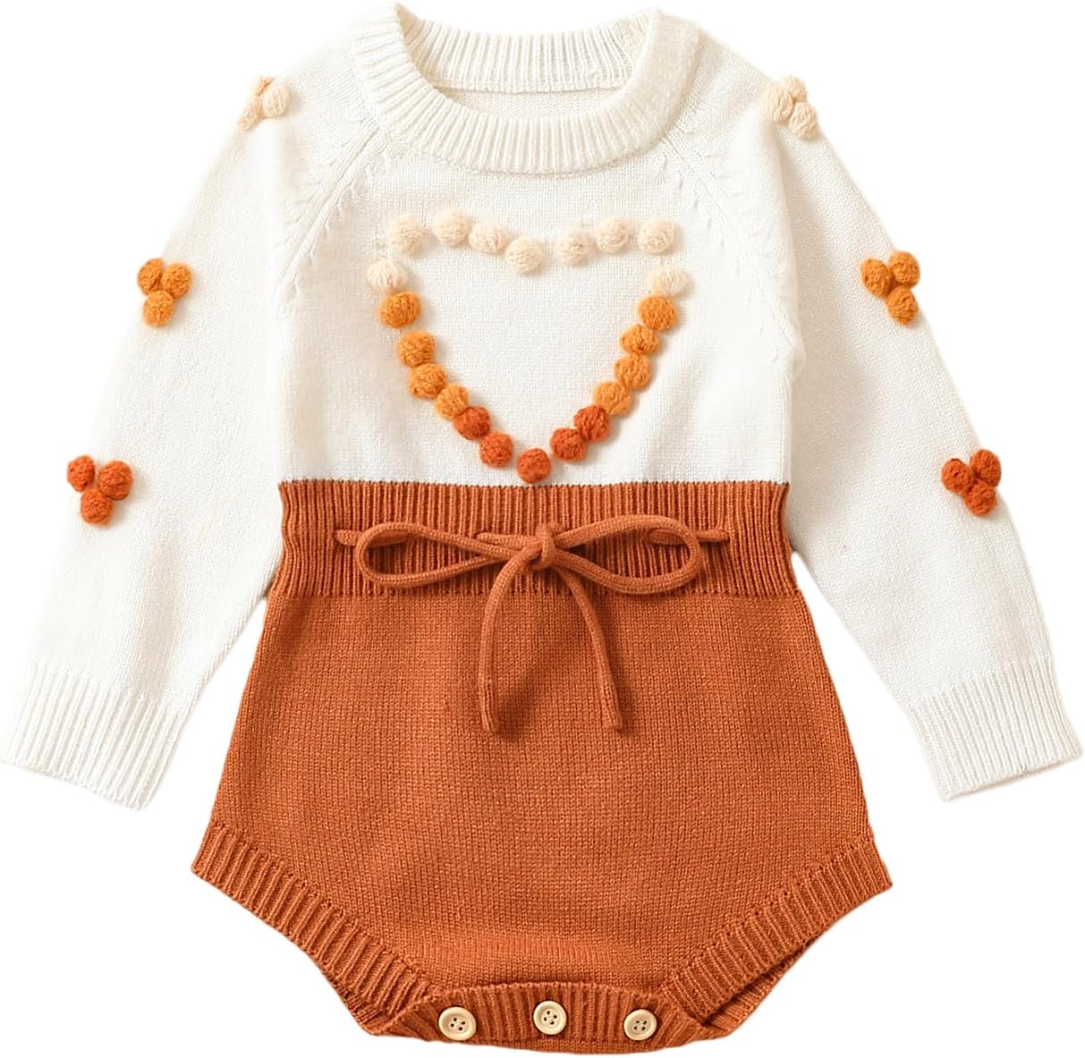 Baby Girl Knitted Romper Sweater Long Sleeve Knit Embroidery Floral One Piece Bodysuits Warm Fall Winter Clothes Baby Girl Knitted Romper Sweater Long Sleeve Knit Embroidery Floral One Piece Bodysuits Warm Fall Winter Clothes