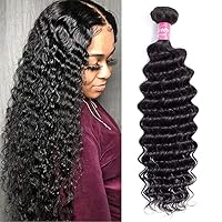 Vista 16 de Extensiones de cabello humano brasileño rizado profundo con cierre, 3 paquetes con cierre (10, 10, 10, 10+10), parte media, 4 x 4 pulgadas, cierre