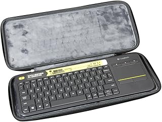 Hermitshell Hard EVA Travel Case for Logitech K400 920-007119 Plus Wireless Touch Keyboard