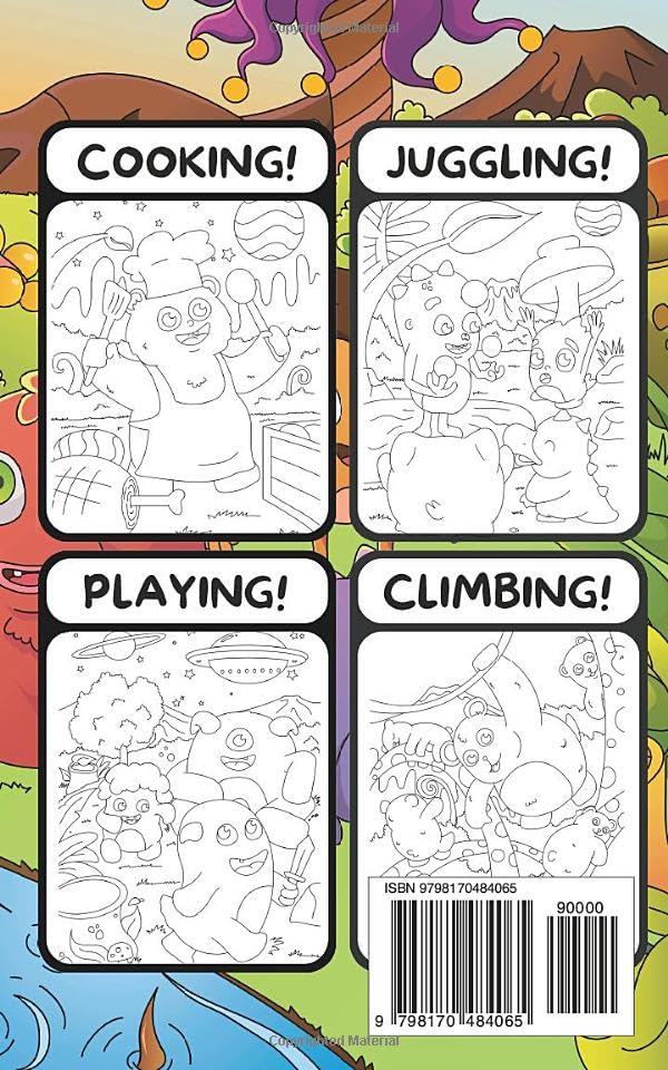 MINI MONSTERS Tiny Travel Coloring Book for Kids: a Fun On-the-Go Activity to Keep Little Hands Busy in Restaurants, Planes & Waiting Rooms image 3