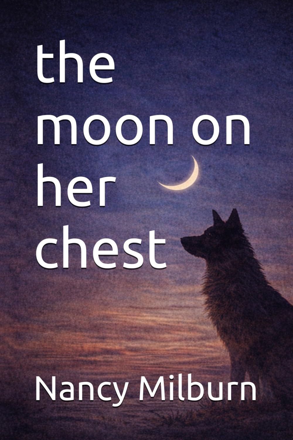 the moon on her chest