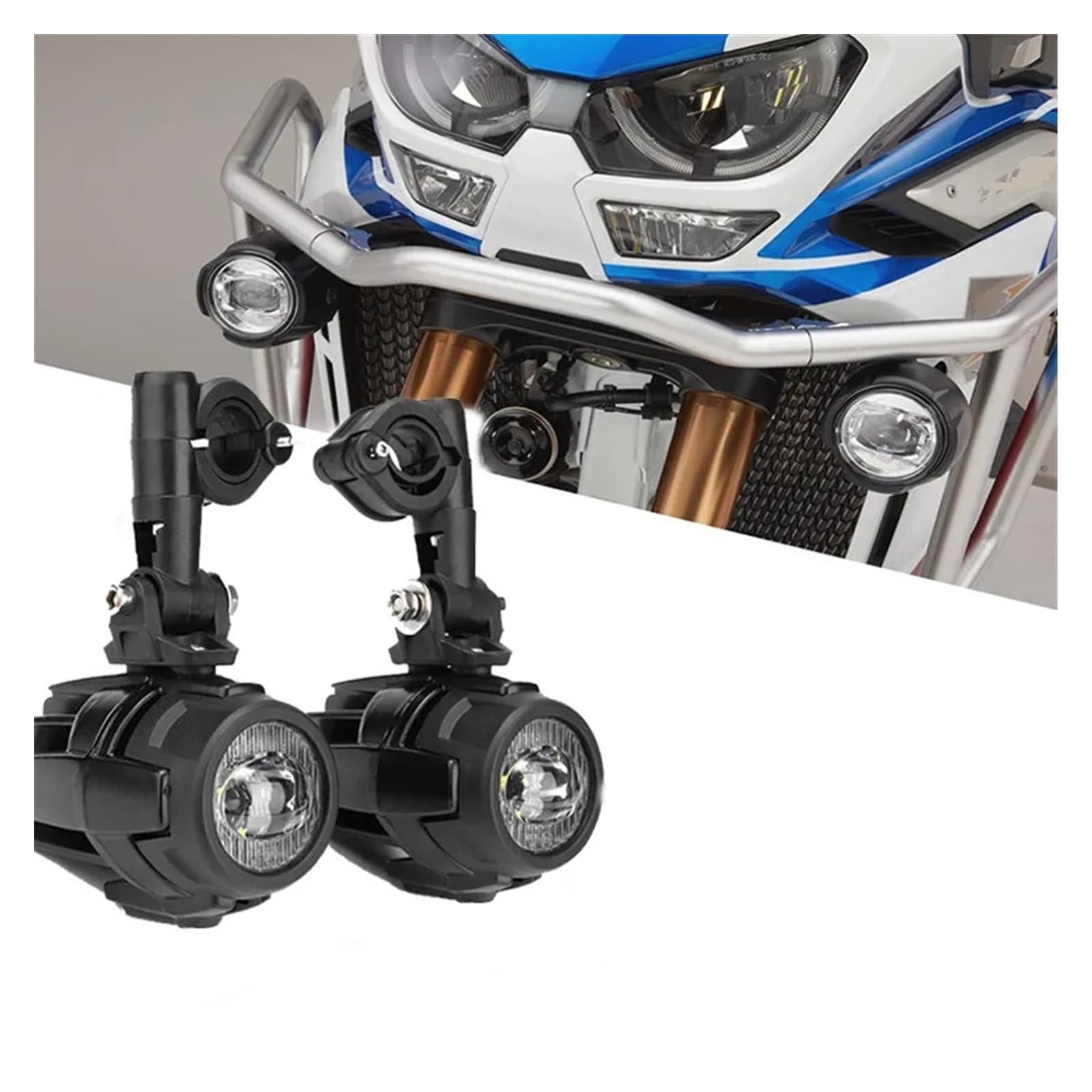 PochY Faros antiniebla Luz LED antiniebla auxiliar para motocicleta para Ho&nda CRF1100L CRF 1100L CRF1100 L Africa Twin, accesorios para motocicleta