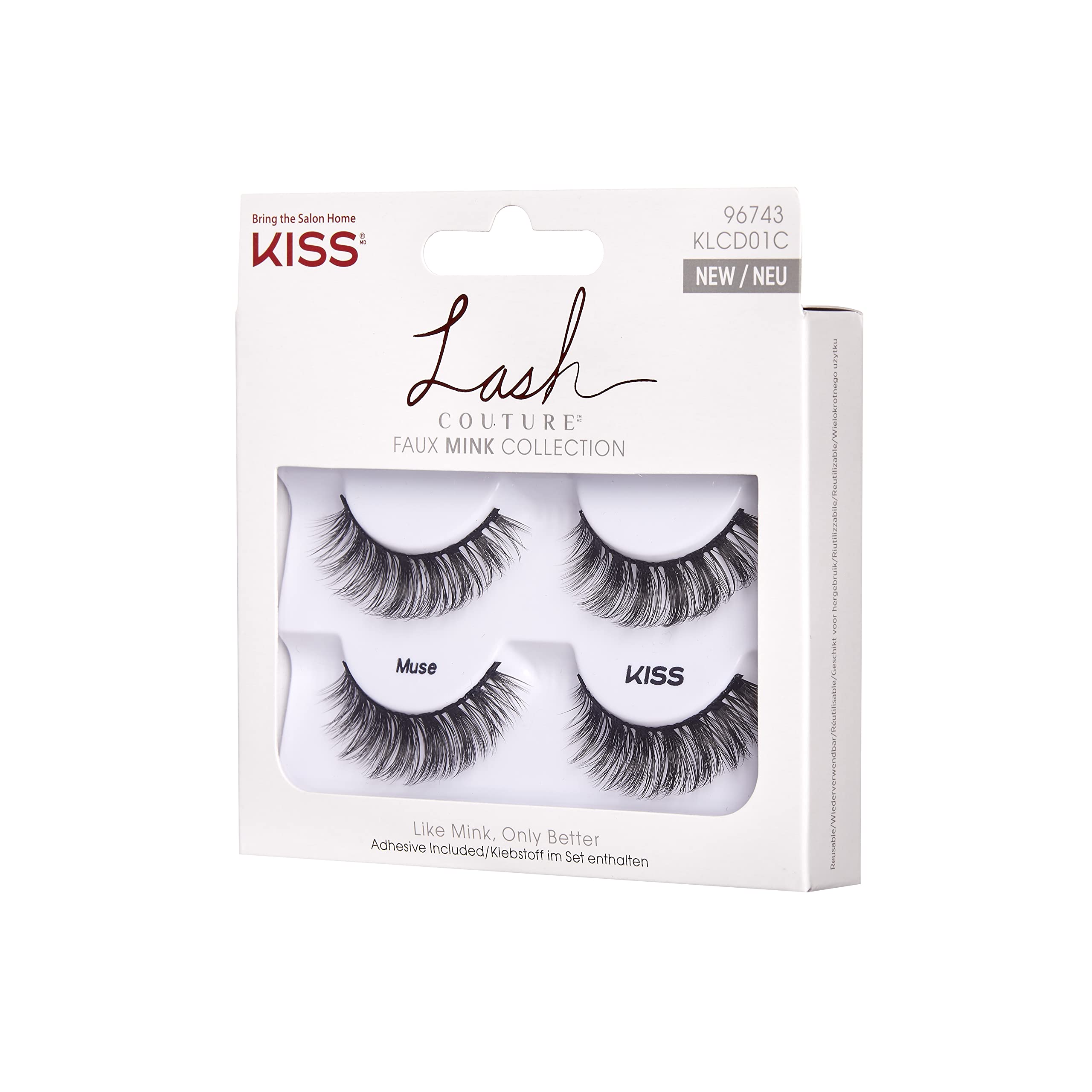 KISS Sztuczne rzęsy z efektem mink Kiss Lash Couture Faux Mink Collection