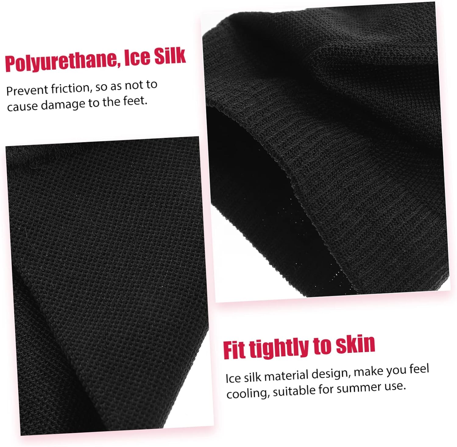 Cooling Calf Compression Sleeves for Men and Women Skin-friendly Summer Calf Covers for Running Basketball Cycling Black Breathable Elastic Design for Comfort and Injury Prevention