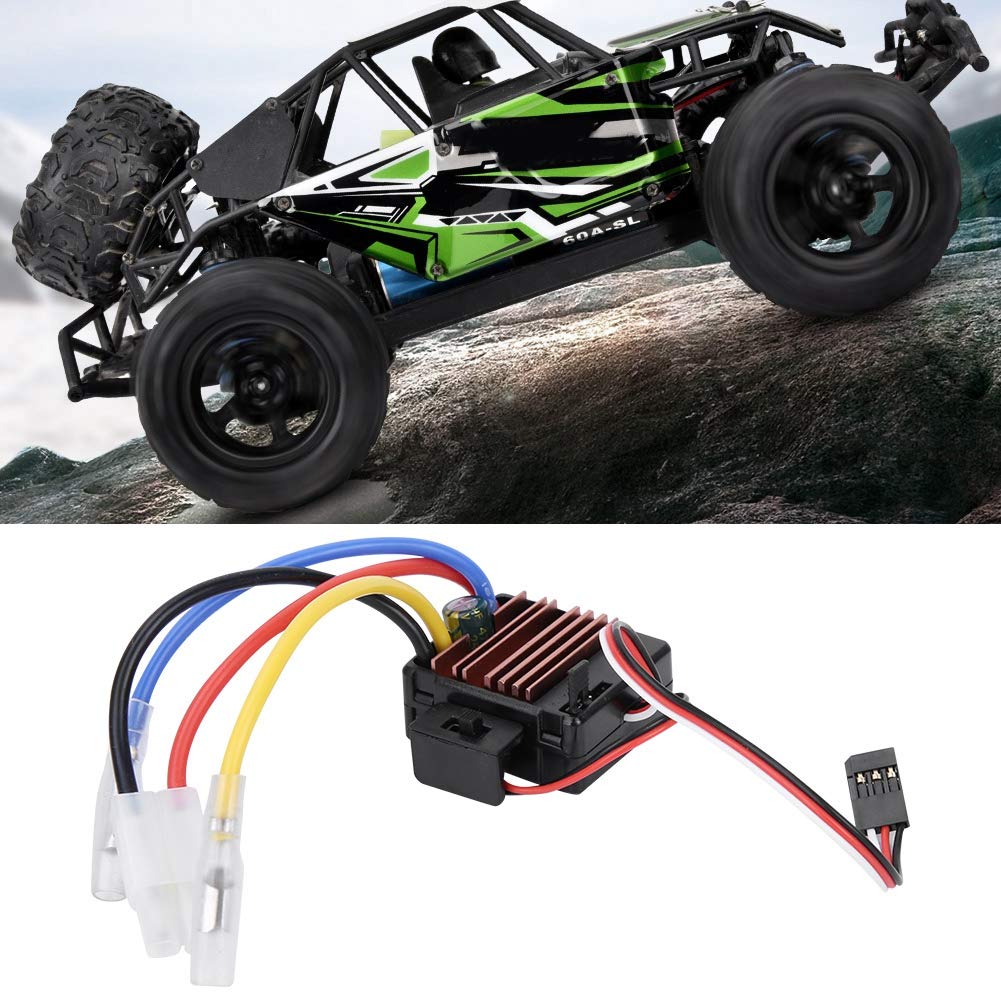 Keenso Contrôleur électronique De Vitesse (ESC) 60A/320A Pour Voiture RC – Brushed, Protection, Facile à Programmer