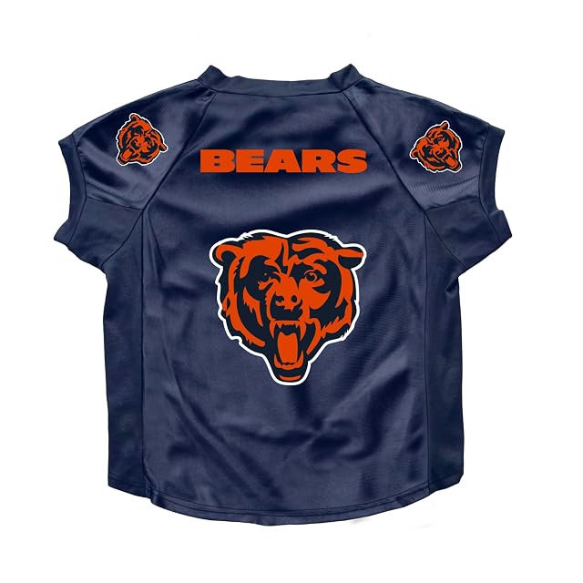 Littlearth Chicago Bears NFL - Camisetas elásticas para Perros Grandes
