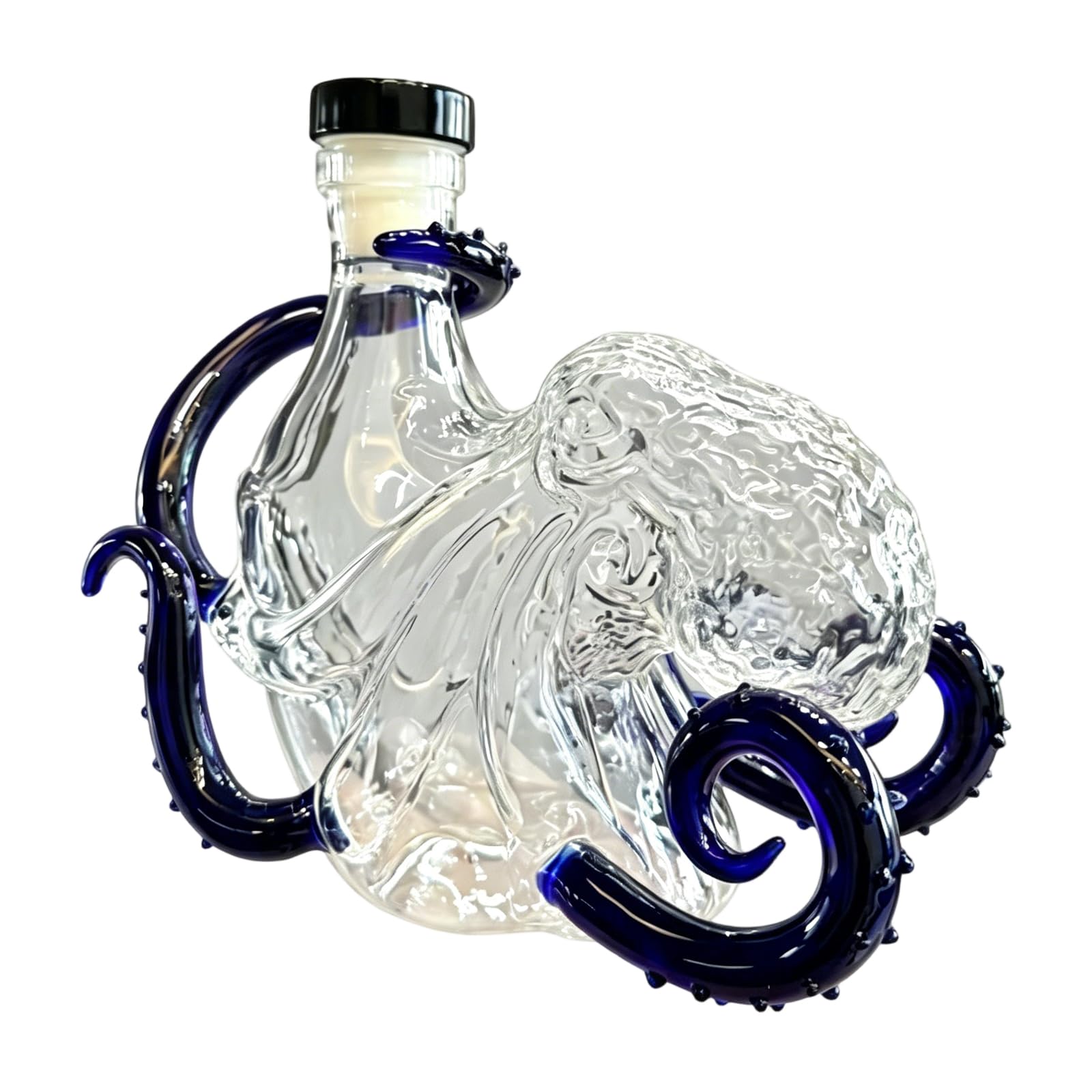 XuQiZZpp Artistic Octopuses Glass Bottle For Travel Friendly Liquid Dispensing And Decorative Use 8Cm Diameter