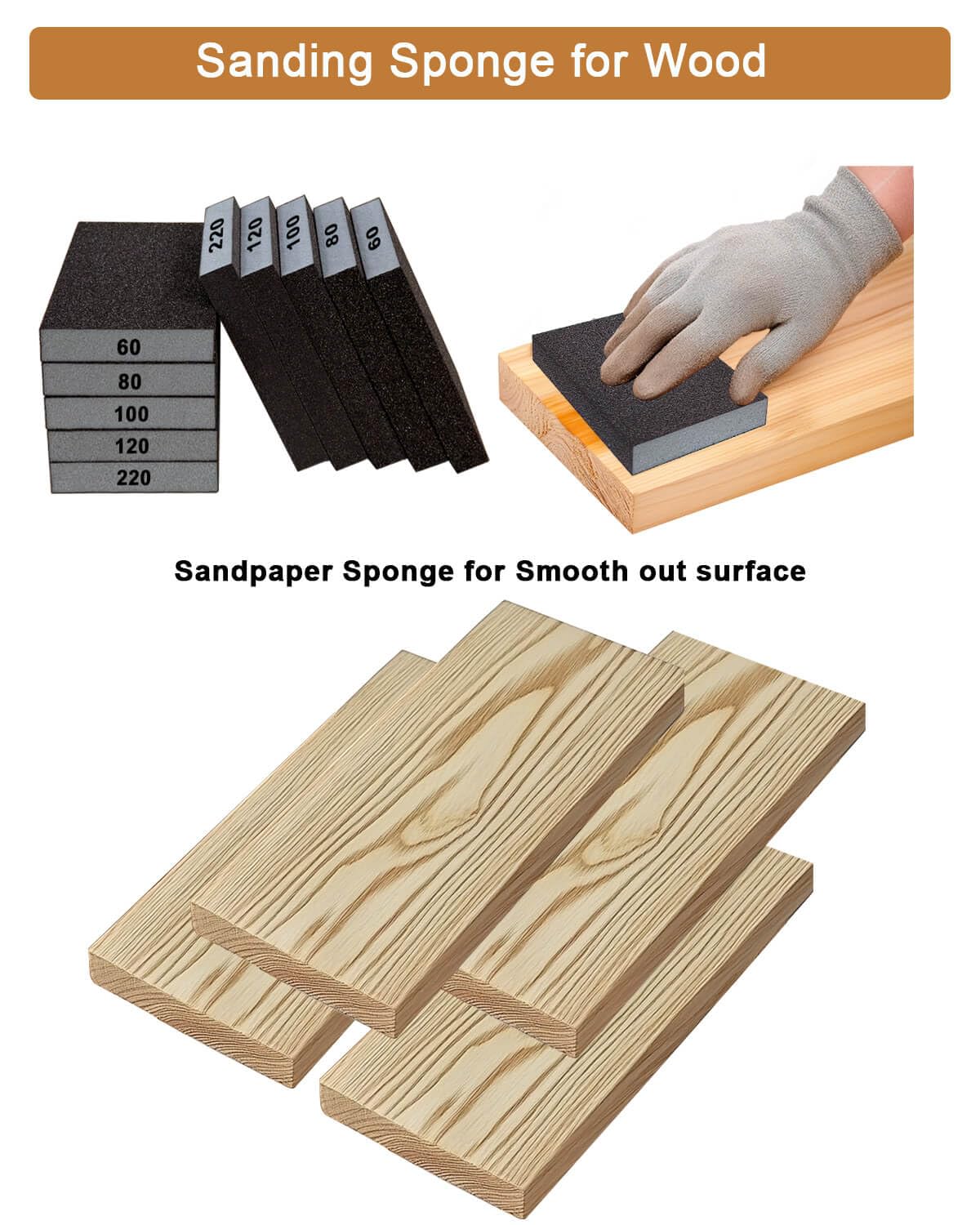 Sanding Sponges - 10 Pcs Drywall Sanding Block -2
