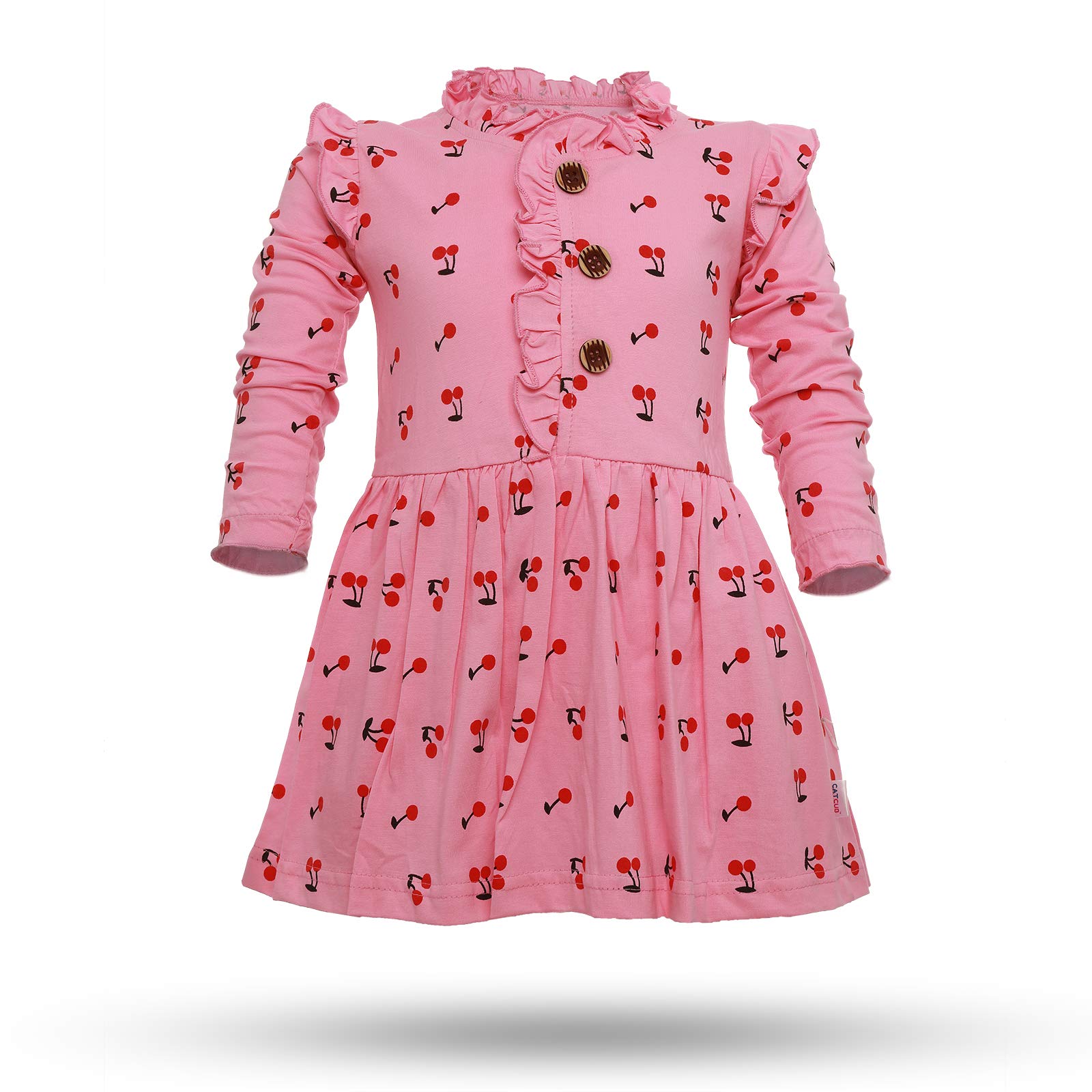 Girl's A-Line Knee Length Frock