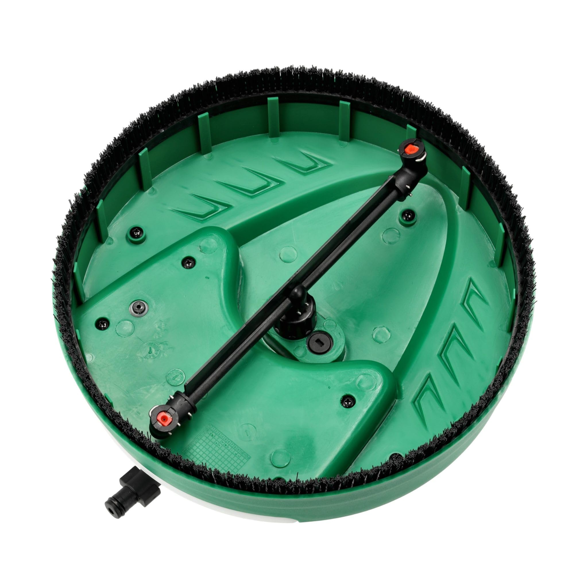 STALCO Patio Brosse rotative avec Lance pour Nettoyeur Haute Pression – Brosse de Surface avec réservoir de détergent intégré, raccord Rapide, pour terrasse et façade