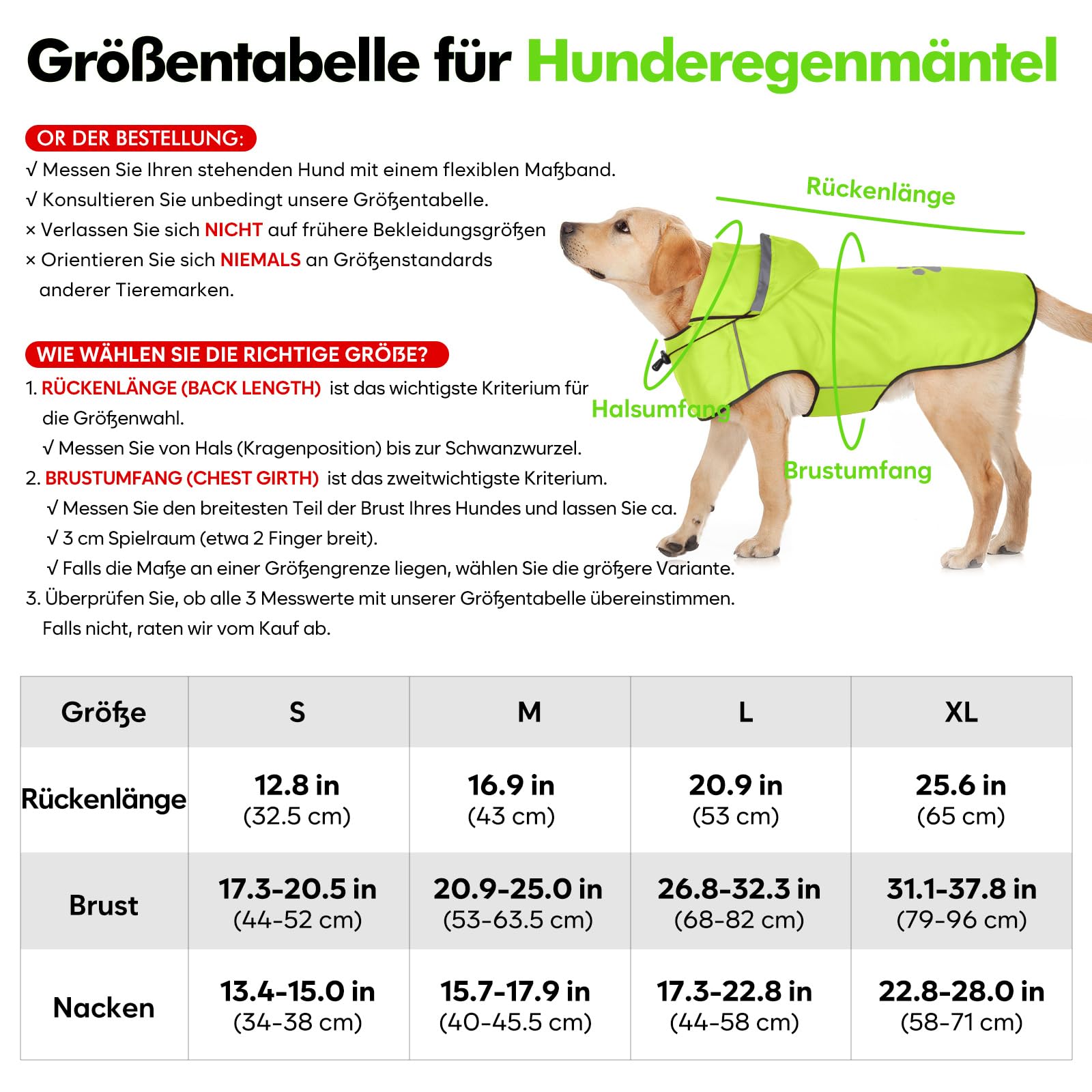 Manteau Chien Imperméable Réglable avec Capuchon, Manteaux Pluie Réfléchissants pour Chiens Petits, Moyens et Gros, 100% Étanche et Aéré