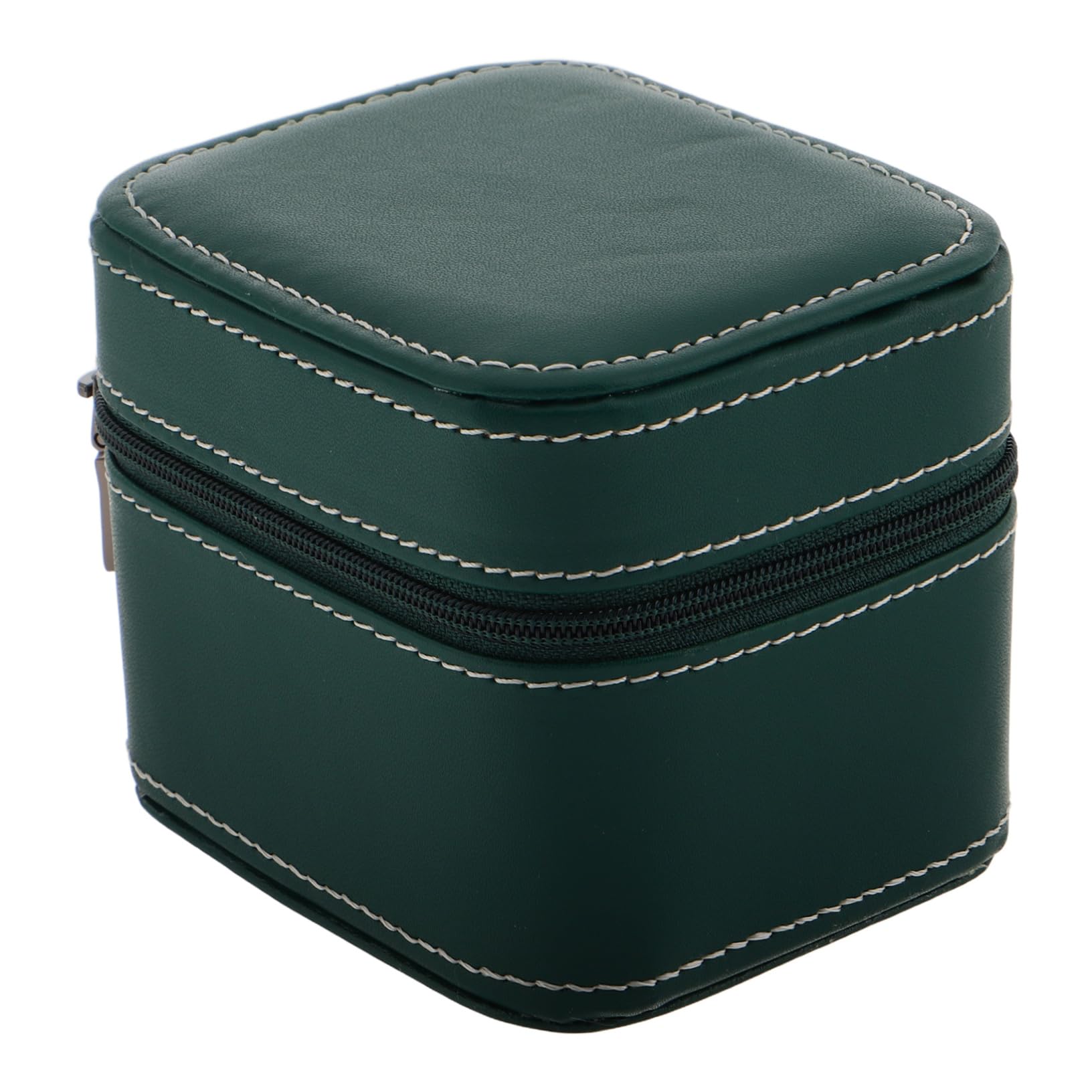 FRCOLOR Luxury Men Watch Storage Box Compact Zipper Travel Organizer for Business Watches Lightweight Secure Travel Jewelry Case with Elegant Design for Daily Use