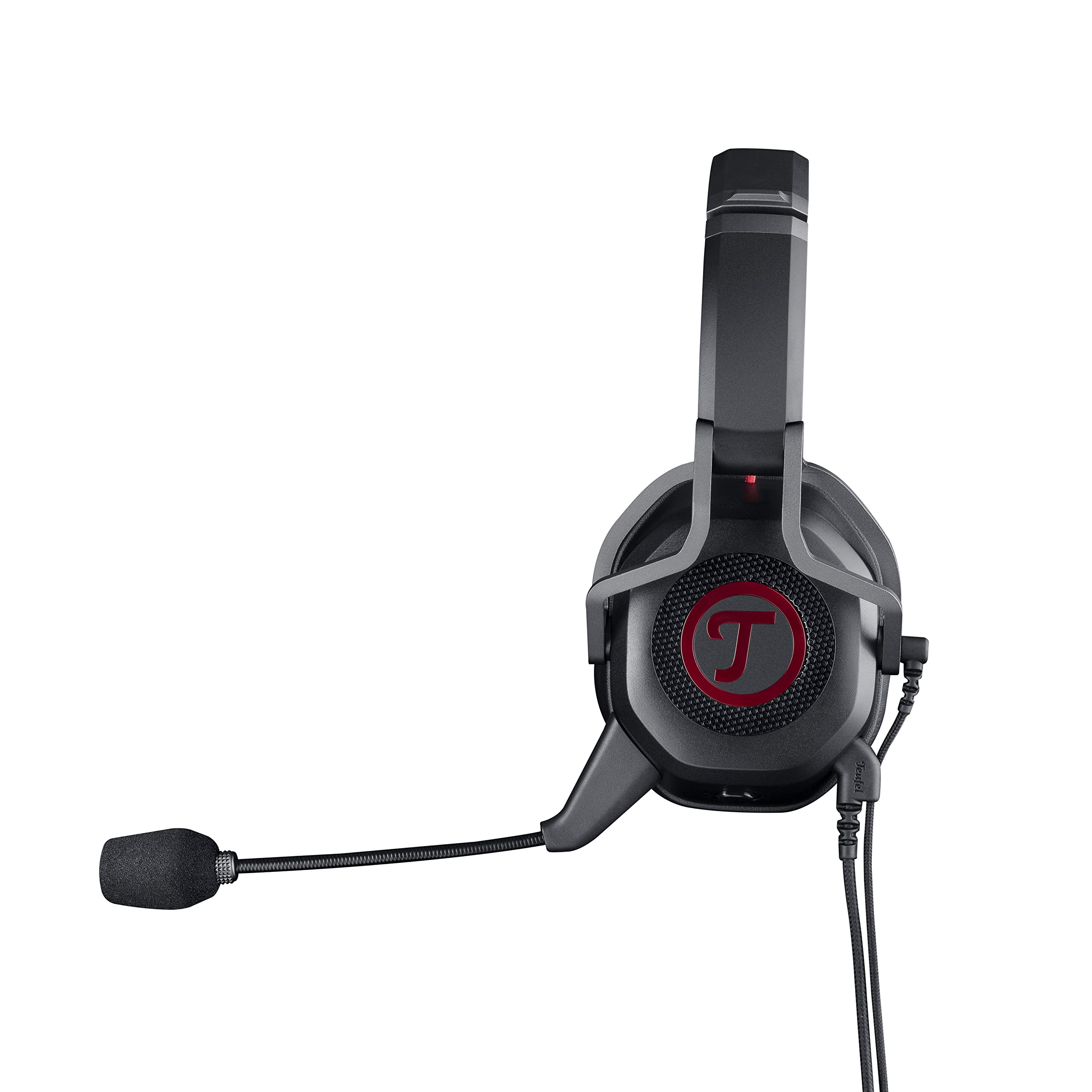 Teufel CAGE - Gaming Kopfhörer mit 7.1.-Surround-Sound-Algorithmus, HD-Mikrofon, Robustes Design - schwarz
