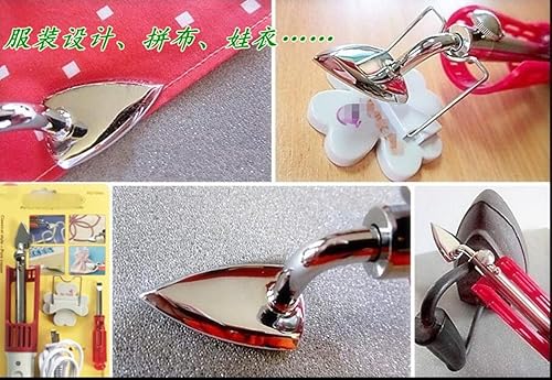 Miniatura 6 de OURVER 1 juego de mini plancha eléctrica para reparación de cuero para manualidades, bolsa de zapatos, arruga para muñeca, planchado de 50 a 300