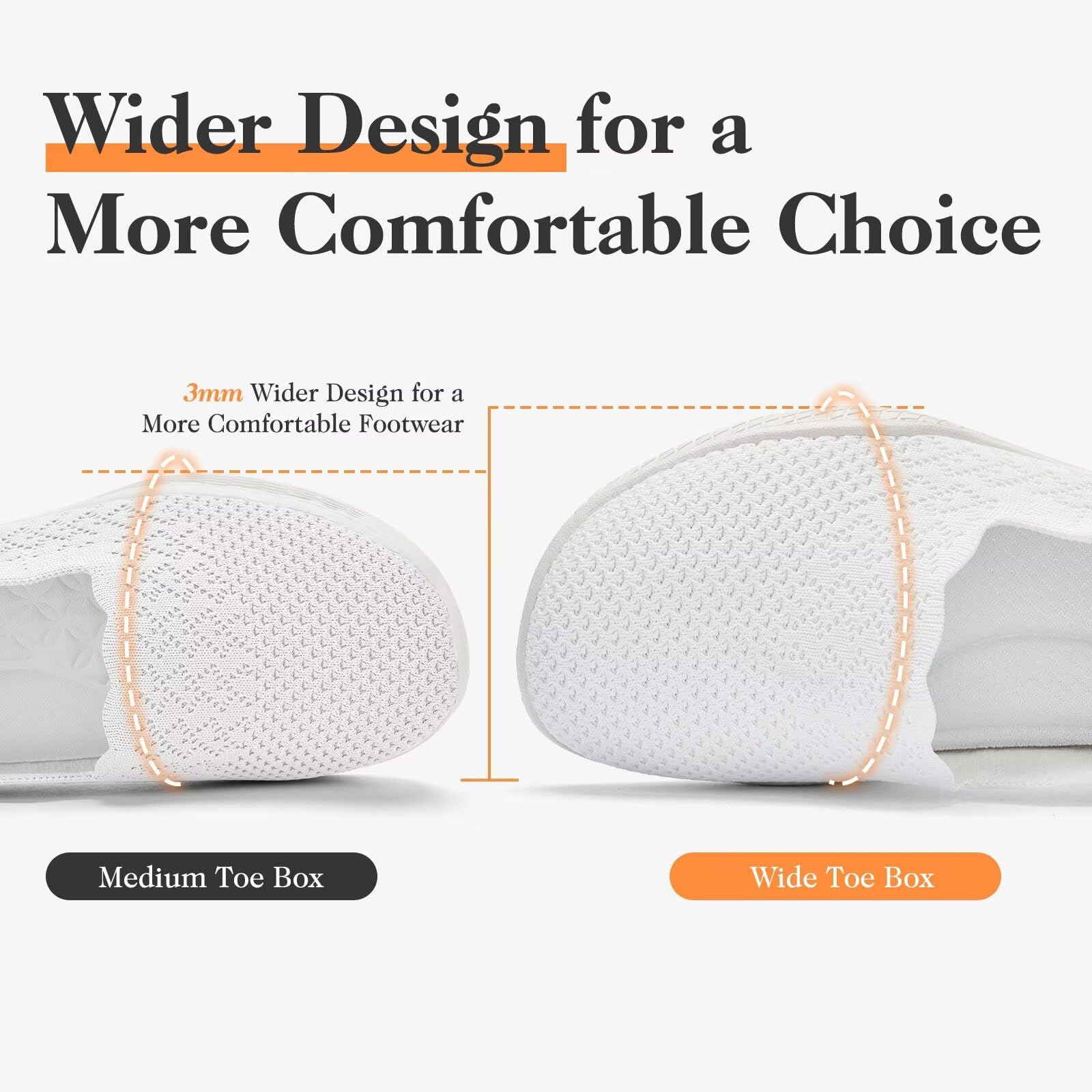Puxowe Damen Wanderschuhe Leichtgewichtige Strick Slip on Mesh Bequeme Barfuß Minimalistische Sneakers Low Top