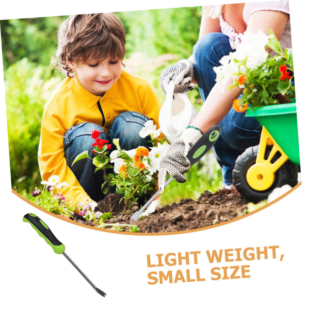 POPETPOP 3pezzi Strumento per Rimozione Erbacce Estrattore Manuale per Giardino Utensile per Giardinaggio Multifunzionale per Trapianto e Diserbo Design Ergonomico per Facile Utilizzo