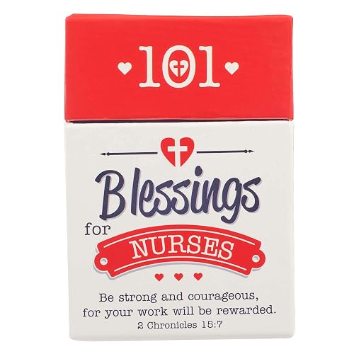 Box of inspirational scripture cards for nurses