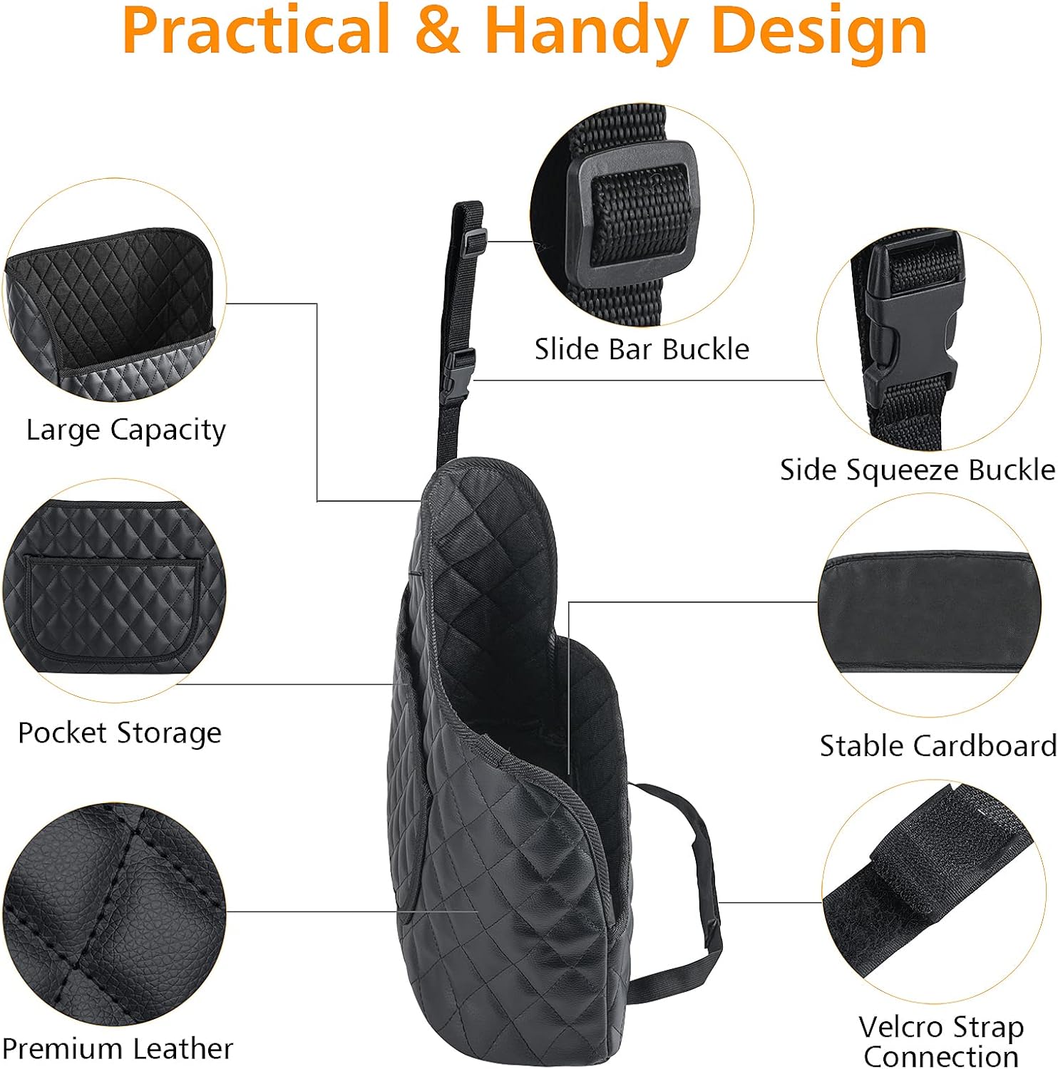 Handbag Between Diggtek Organizer Capacity Photo