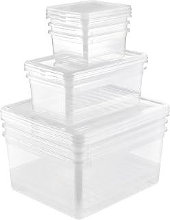 keeeper bea Aufbewahrungsboxen, 8-teiliges Set, Transparent