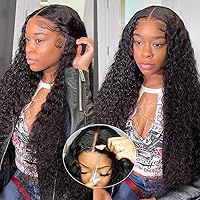 Vista 1 de snv Game Changer - Pelucas con cierre de encaje HD de 5 x 5 pulgadas, cordón invisible, densidad de 220 pulgadas, nudos pequeños blanqueados, línea