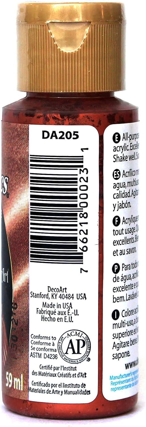 DecoArt Dazzling Metallics 2-Ounce Copper Acrylic Paint