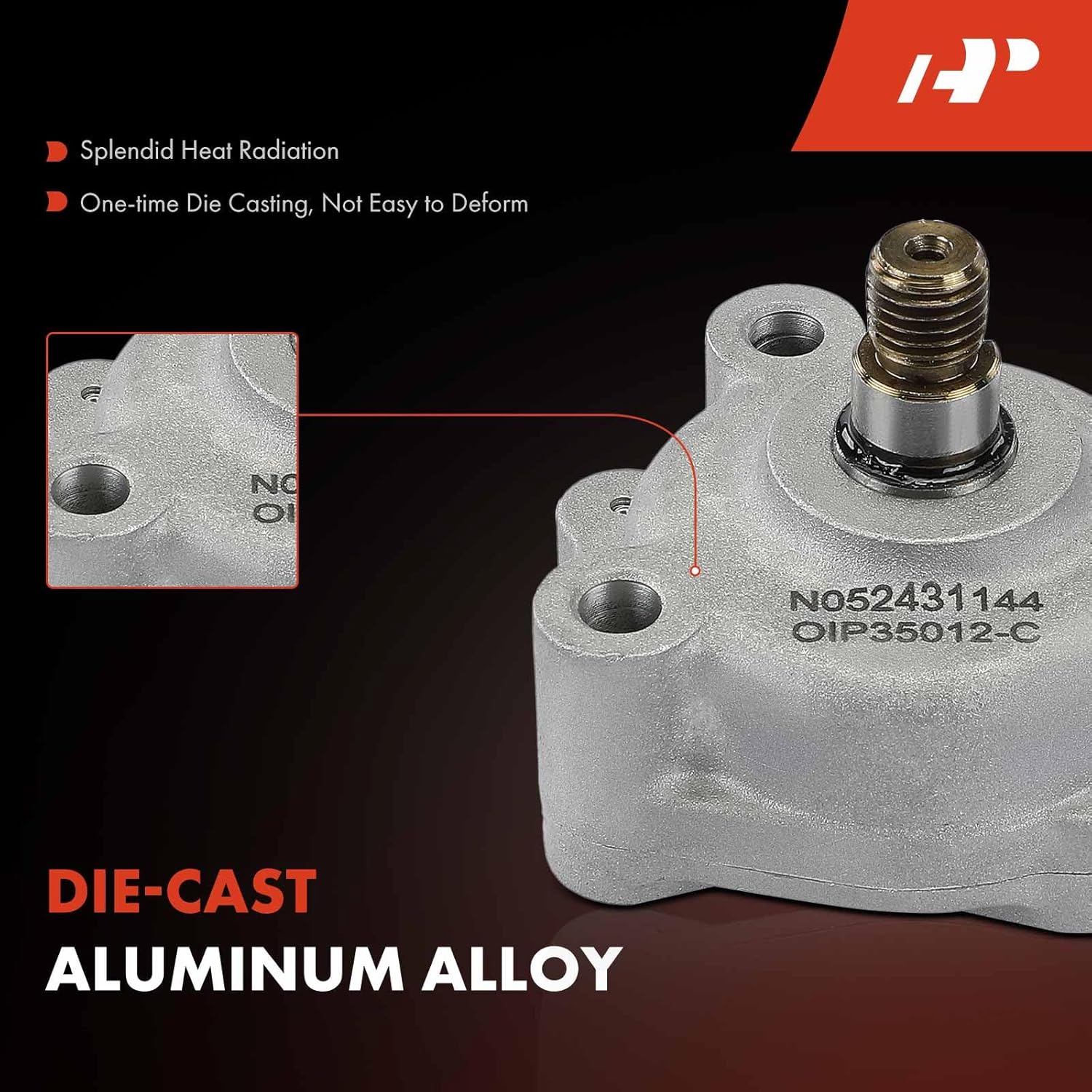 A-Premium Engine Oil Pump - Compatible with Kubota GOWE RTV900R9 2009 2010 2011, Replace# 1685135012