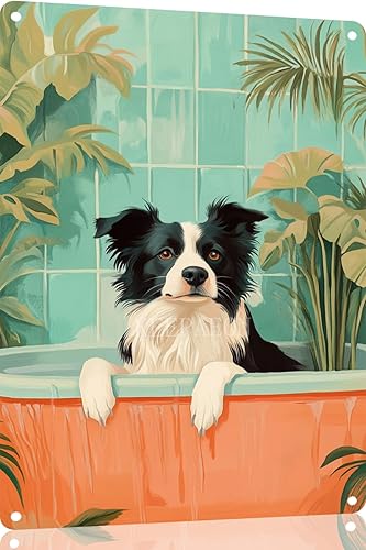 Miniatura 37 de Divertidos carteles de metal para decoración de baño y bañera, póster de metal retro para decoración de baño, bar, hogar, baño, decoración de pared,